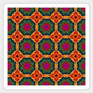 Moroccan arabic oriental tile pattern Sticker